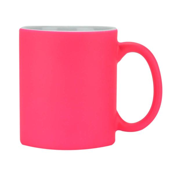 Imagem de Caneca de Porcelana Luminus Rosa 350ml Lyor