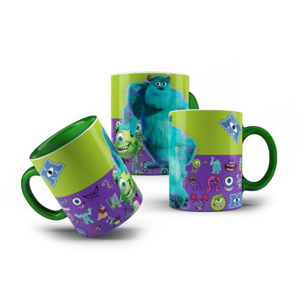 Imagem de Caneca de Porcelana Mike e Sully Amigos Monstros SA Filme