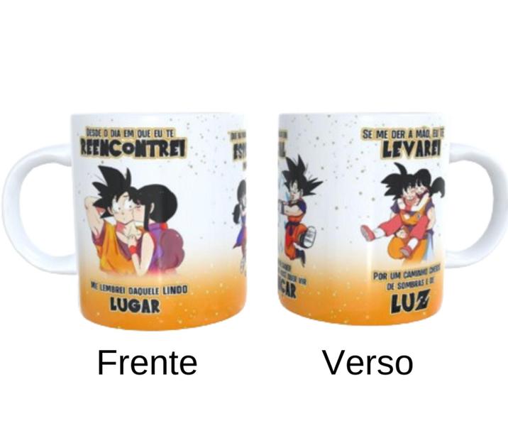 Caneca de Porcelana - Música abertura Dragon Ball - LIVE Imagem de Caneca de Porcelana - Música abertura Dragon Ball