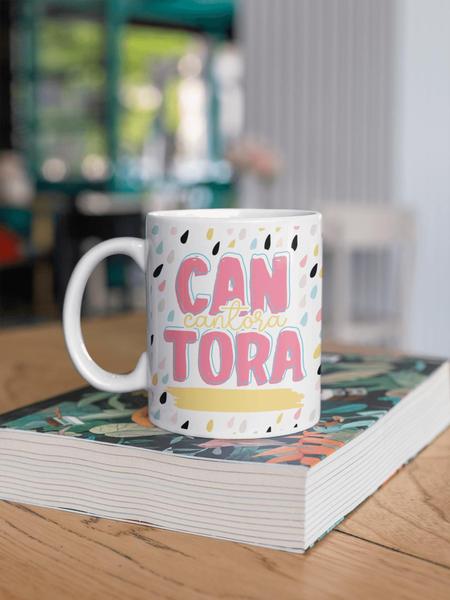 Imagem de Caneca de Porcelana Personalizada Profissão Cantoura