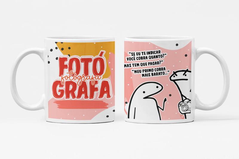 Imagem de Caneca de Porcelana Personalizada Profissão Fotógrafa