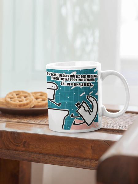 Imagem de Caneca de Porcelana Personalizada Profissão Marceneiro