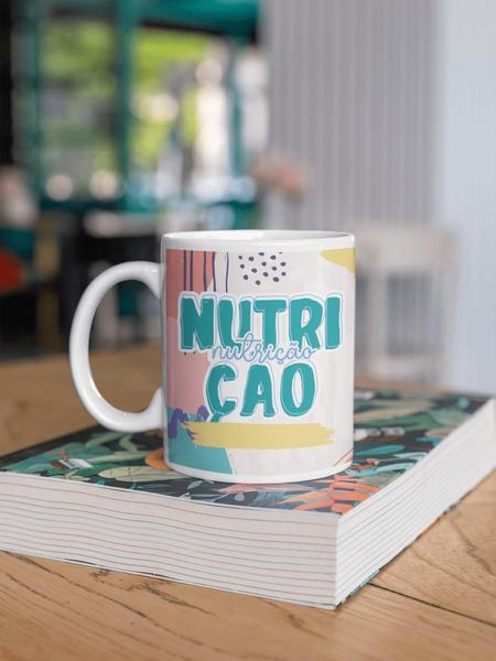 Imagem de Caneca de Porcelana Personalizada Profissão Nutrição