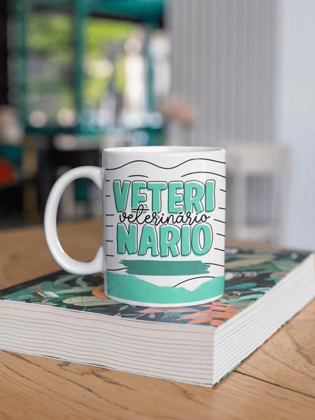 Imagem de Caneca de Porcelana Personalizada Profissão Veterinario