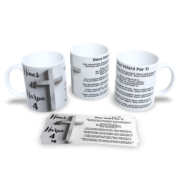 Imagem de Caneca de Porcelana Personalizadas Hinos da Harpa Cristã 