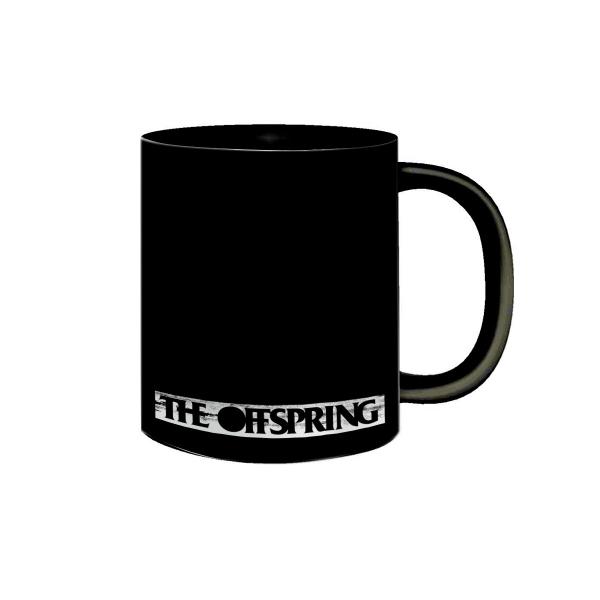 Imagem de Caneca de Porcelana Preta Banda The Offspring Simbolo Rock