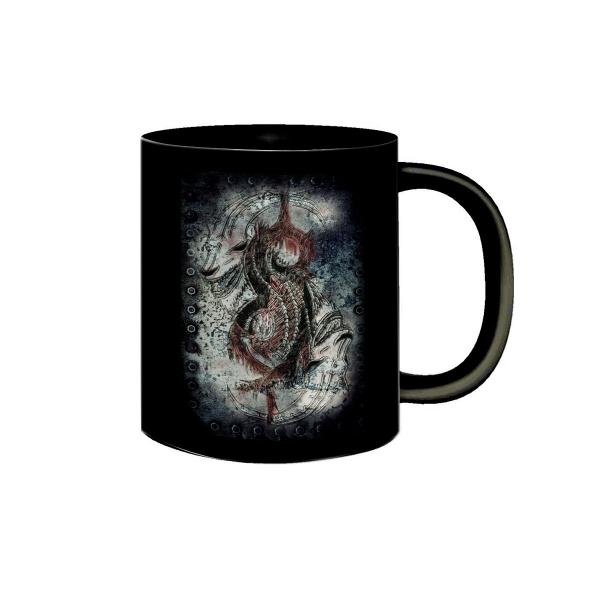 Imagem de Caneca de Porcelana Preta Slipknot The Gray Chapter Album