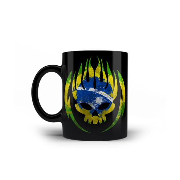 Imagem de Caneca de Porcelana Preta The OffSpring Lançamento Brasil