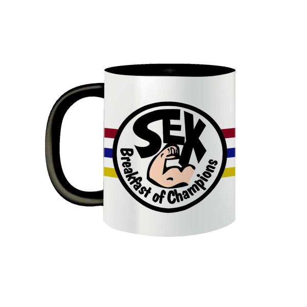 Imagem de Caneca de Porcelana Sex Breakfast Of Champions James Hunt