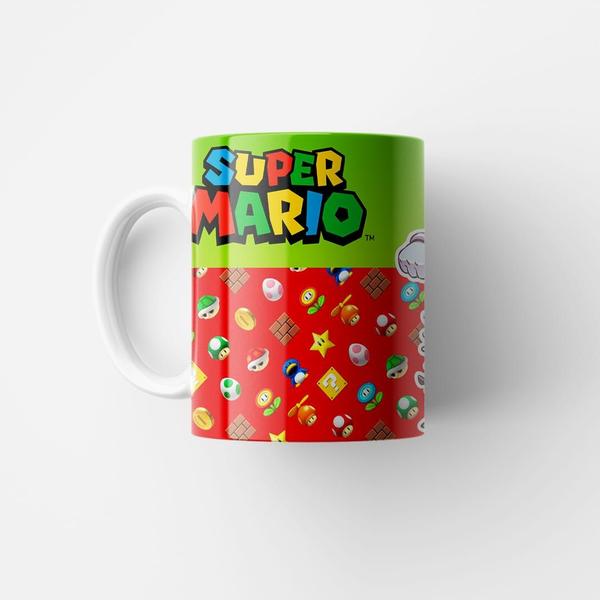 Imagem de Caneca de Porcelana Super Mario