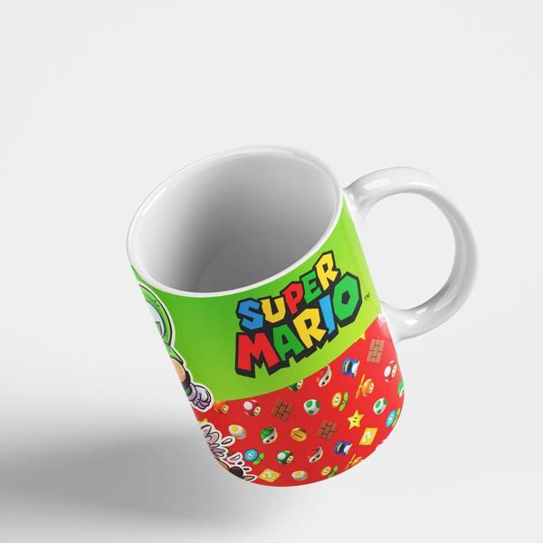 Imagem de Caneca de Porcelana Super Mario