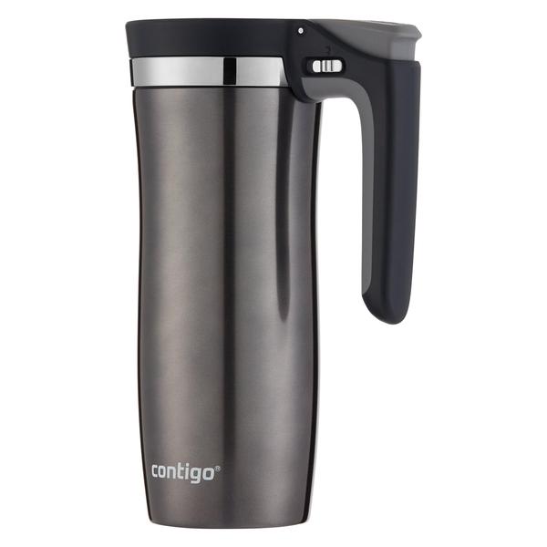 Imagem de Caneca de viagem Contigo Handled AUTOSEAL em aço inoxidável 473ml