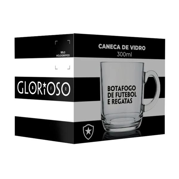 Imagem de Caneca de Vidro Aspen Botafogo 300ml