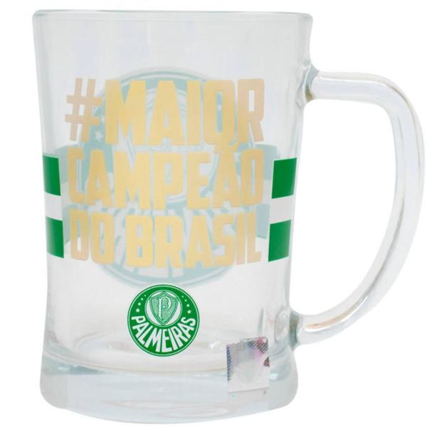 Imagem de Caneca De Vidro Chopp Cerveja 660 Ml Gigante - Palmeiras