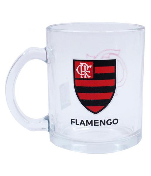 Imagem de Caneca De Vidro Com Abridor De Garrafas 350ml - Flamengo