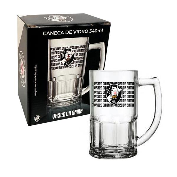 Imagem de Caneca de Vidro do Vasco da Gama 340 ml