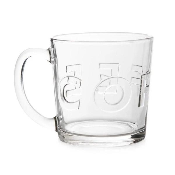 Imagem de Caneca De Vidro Florence Transparente Coffe Com Alça 340 ML