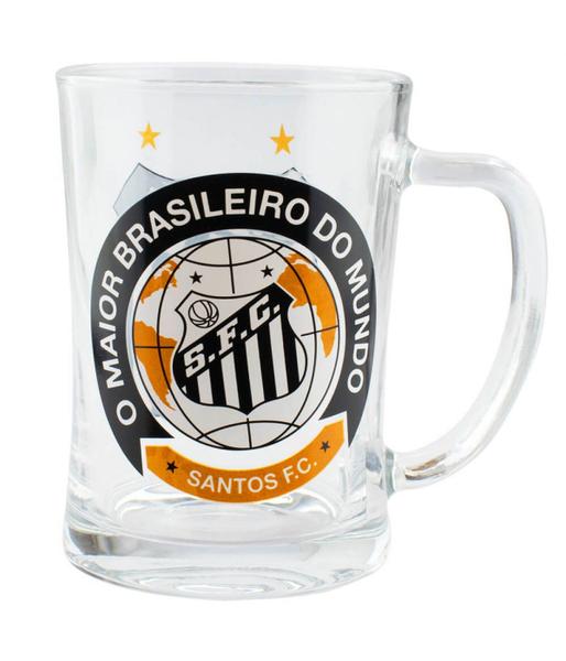 Imagem de Caneca De Vidro Gigante 650ml Santos