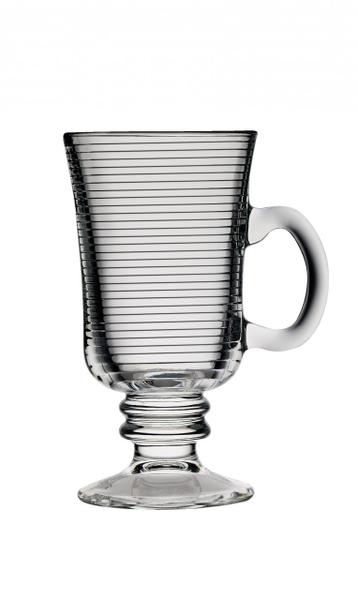 Imagem de Caneca de Vidro para Café Fred com Listras 240ml -GLOBIMPORT