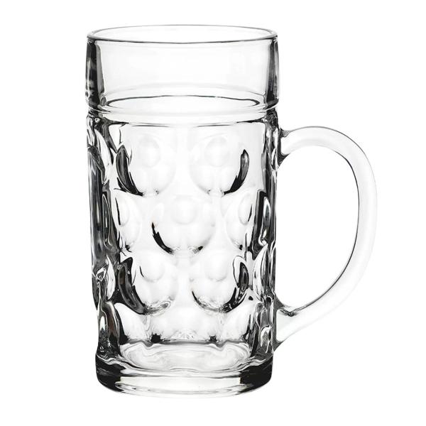 Imagem de Caneca De Vidro Reforçado Grande Chopp Cerveja Bar Restaurante 570ml