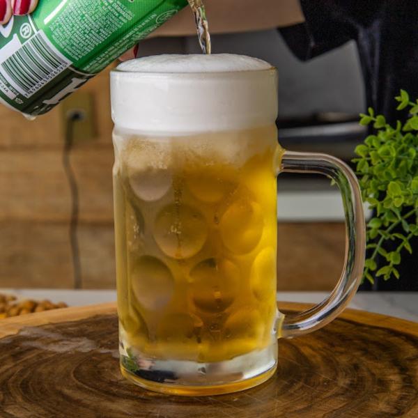 Imagem de Caneca De Vidro Reforçado Grande Chopp Cerveja Bar Restaurante 570ml