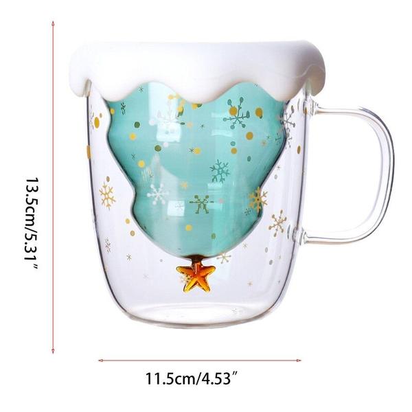 Imagem de Caneca de vidro Wokex Christmas Tree Starry Sky 350ml