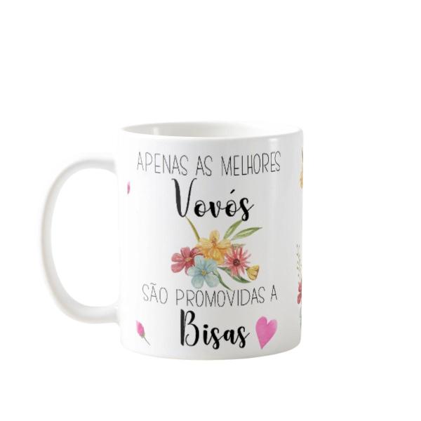 Imagem de Caneca Delicada Presente Especial Vovó Promovida a Bisa