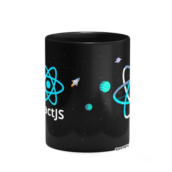 Imagem de Caneca Dev React JS - Preta