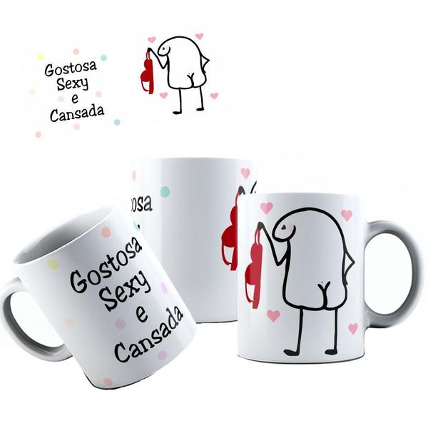 Imagem de Caneca Dia Dos Namorados Flork - Gostosa Sexy E Cansada