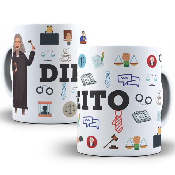 Imagem de Caneca direito profissão advogado advogada curso