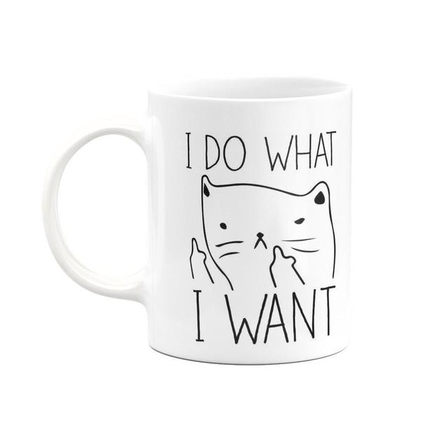 Imagem de Caneca Divertida Gato - I Do What i Want