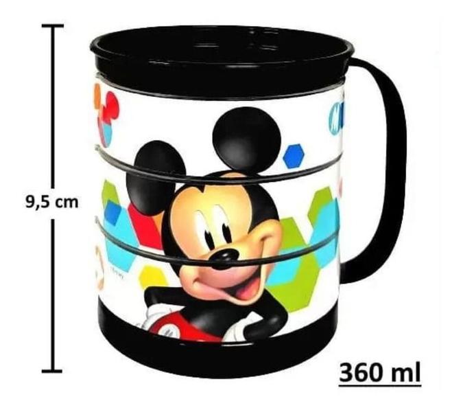 Imagem de Caneca Divertida Mickey 360Ml Com Anel Giratório