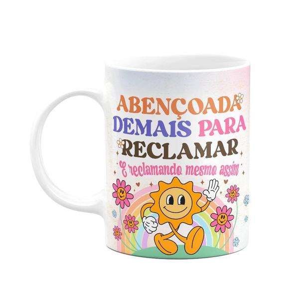 Imagem de Caneca Divertida Vibes - Abençoada demais para reclamar