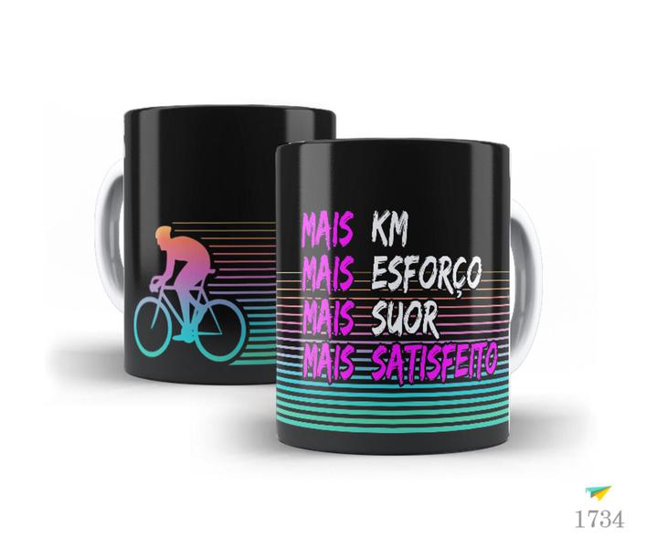 Imagem de Caneca do Ciclista, Mais km, mais esforço, mais suor, mais...