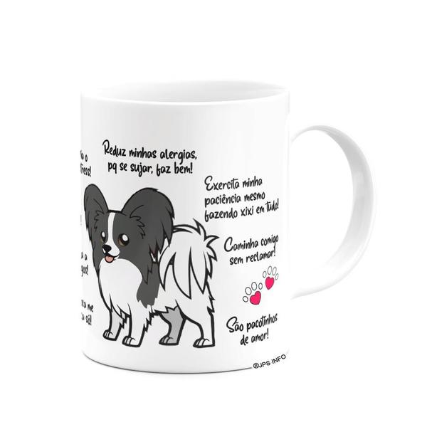 Imagem de Caneca Dog - Meu Papillon, melhor pessoa! M2 - Branca