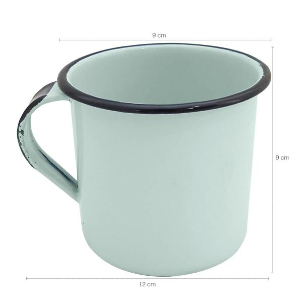 Imagem de Caneca Esmaltada Xícara de Café Chá 400ml Caneca Agata