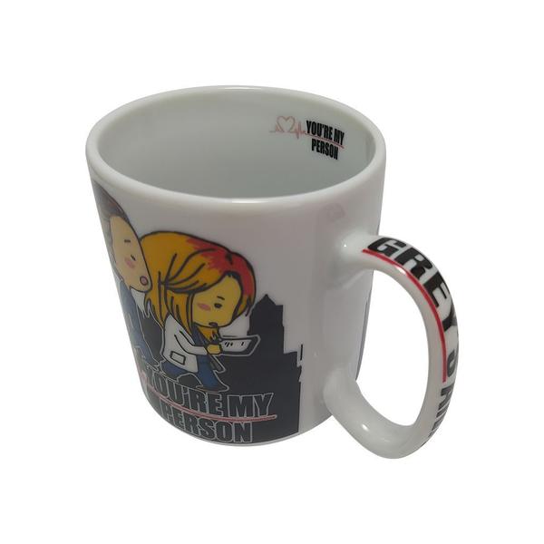 Imagem de Caneca Estampa Greys Anatomy de Porcelana 300ml