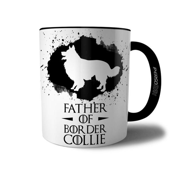 Imagem de Caneca Father Of Border Collie - Xícara Pai de Cachorro Border Collie - Coleção Game Of Dogs