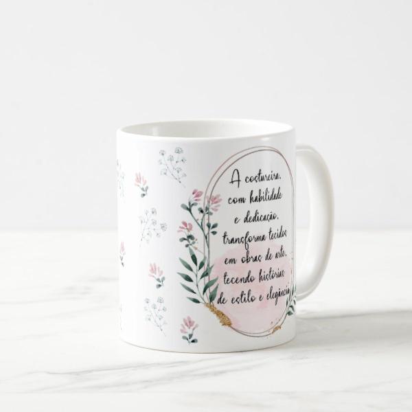 Caneca Feminina Delicada Presente Profissão Costureira - Do Luz Presentes Imagem de Caneca Feminina Delicada Presente Profissão Costureira