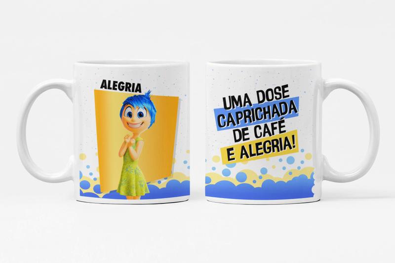 Imagem de Caneca Filme Divertidamente Personalizada Alegria 325ml