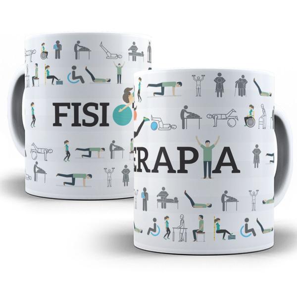 Imagem de Caneca fisioterapia presente fisioterapeuta profissão