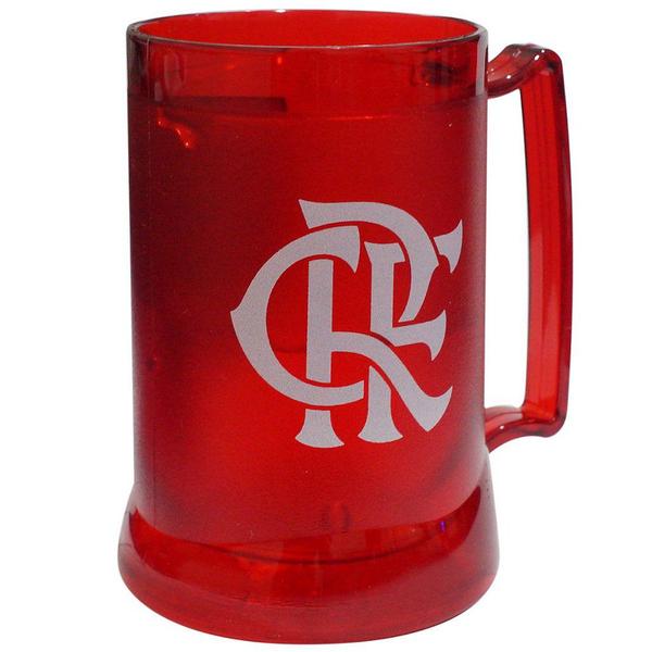 Imagem de Caneca Flamengo Gel Congelante 400 ML Oficial Escudo CRF