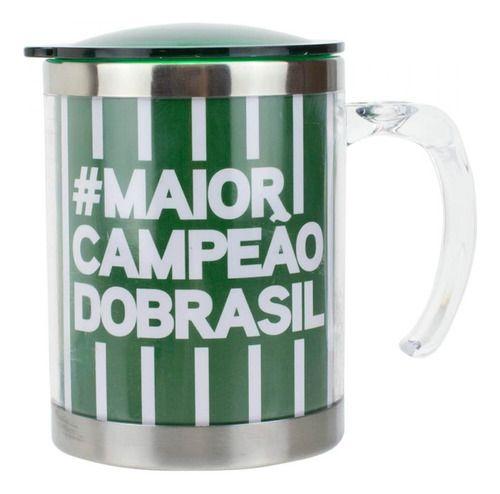 Imagem de Caneca Flamengo Oficial Térmica Inox Com Tampa Time 450ml