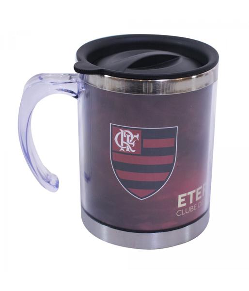 Imagem de Caneca Flamengo Térmica Com Tampa 450 ml