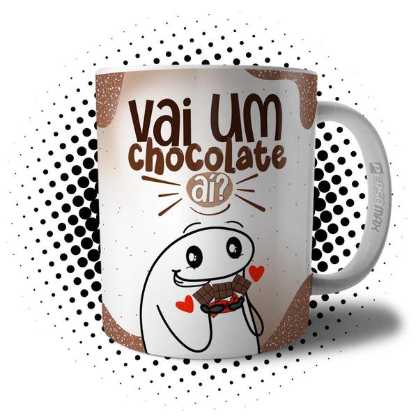 Imagem de Caneca Flork de Páscoa Vai Um Chocolate Aí  Presente de Páscoa