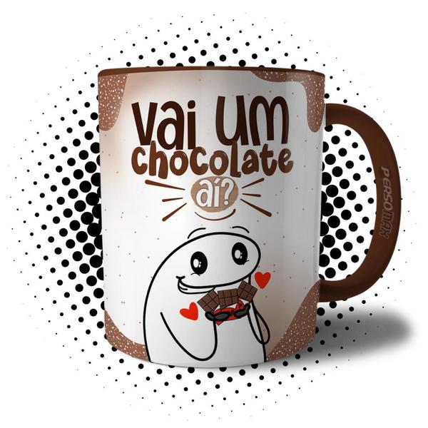 Imagem de Caneca Flork de Páscoa Vai Um Chocolate Aí  Presente de Páscoa