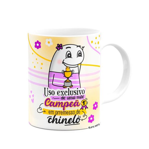 Imagem de Caneca Flork Mães - Campeã em chinelos - Branca