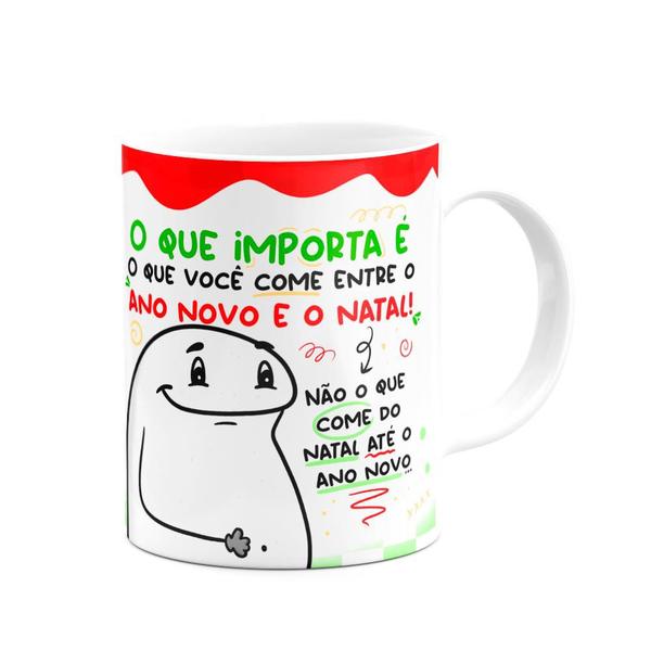 Imagem de Caneca Flork Natal - O que você come no natal