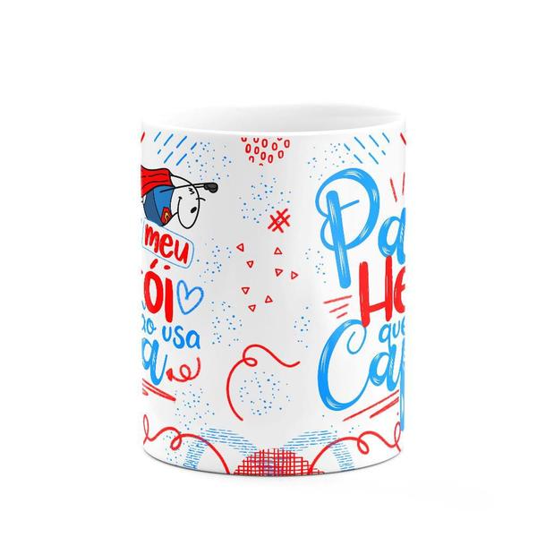 Imagem de Caneca Flork Pais - Meu herói sem capa!