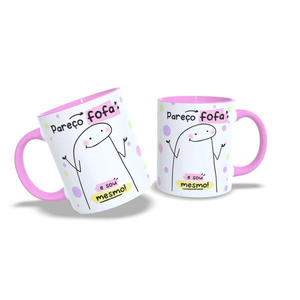 Imagem de Caneca Flork Pareço Fofa Presente Porcelana 325ml